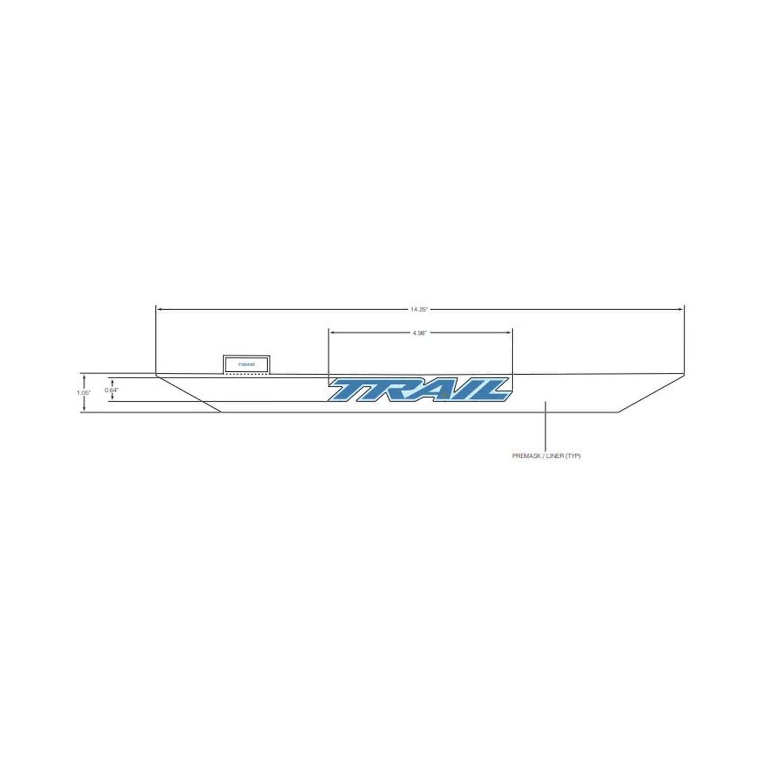 Hood Decal, Trail by Polaris