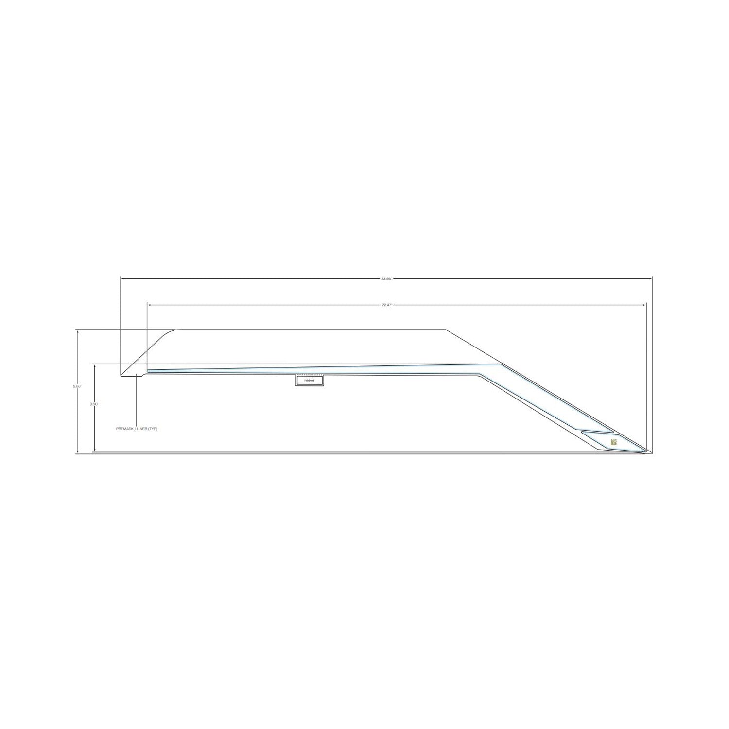 Rear Fender Decal, Upper, Right by Polaris