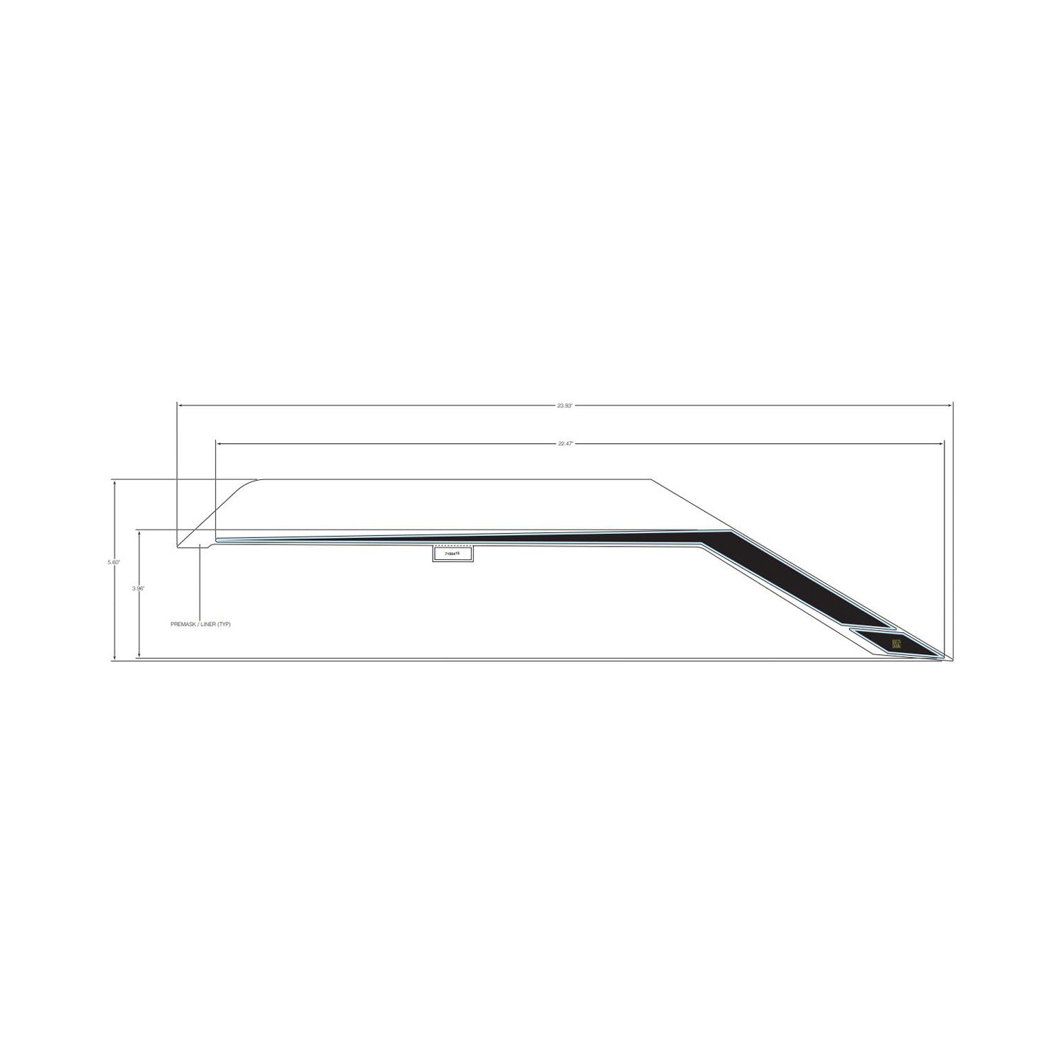 Rear Fender Decal, Upper, Right by Polaris