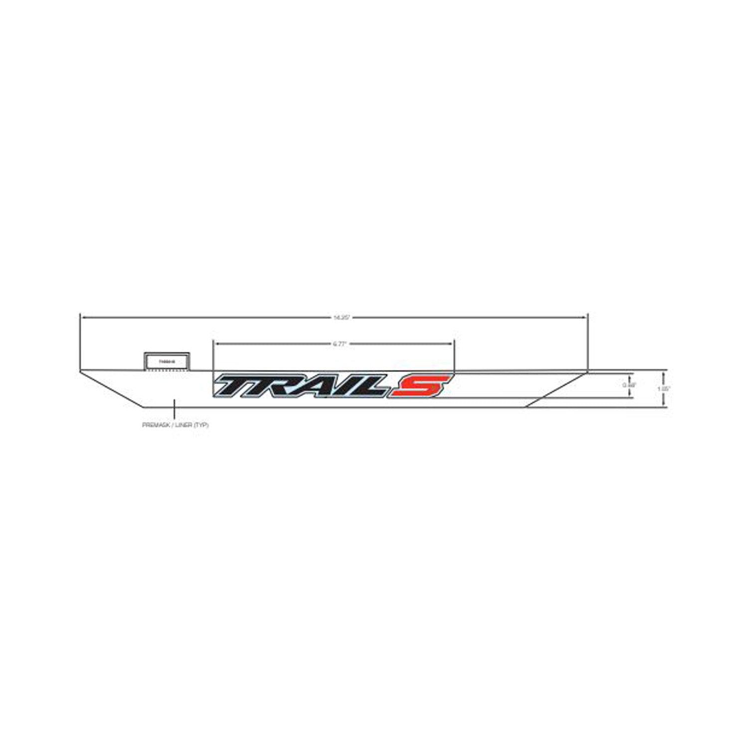 Hood Decal, Trail by Polaris