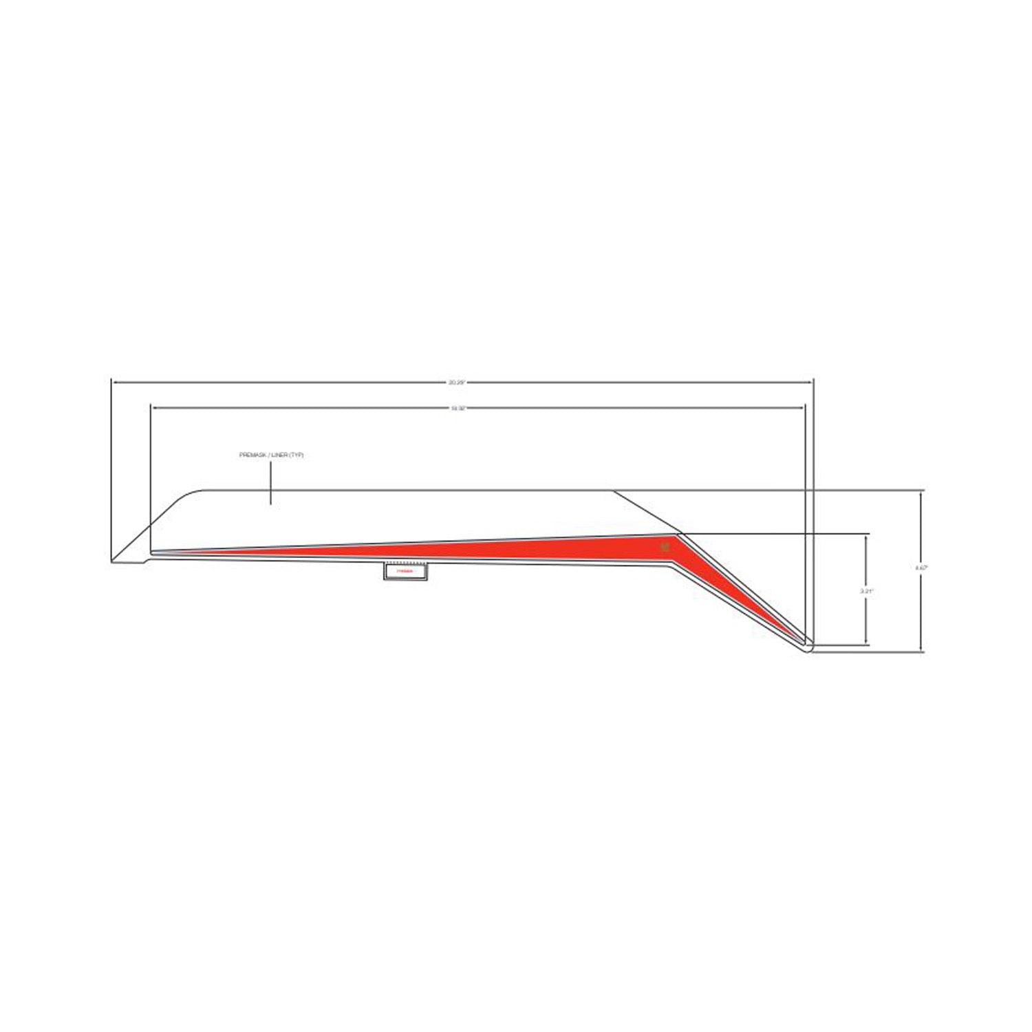 Rear Fender Decal, Upper, Right by Polaris