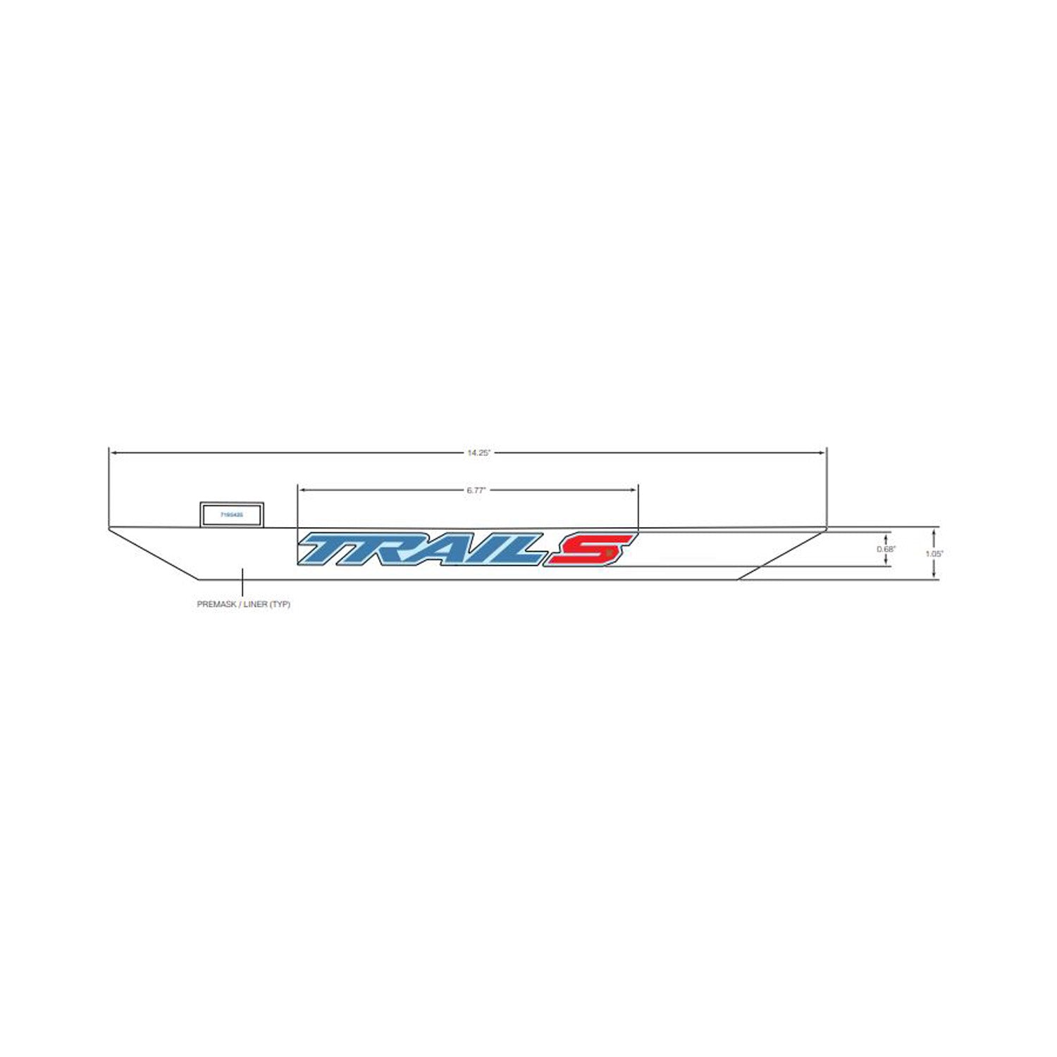 Hood Decal, Trail by Polaris