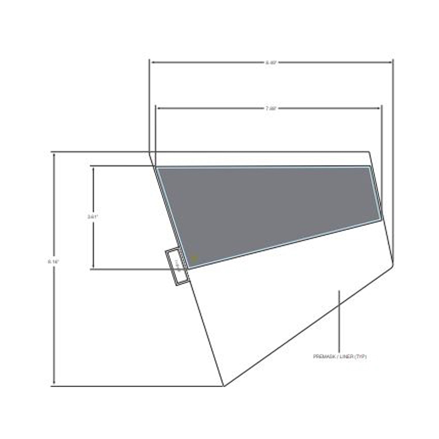 Front Fender Decal, Lower, Left by Polaris
