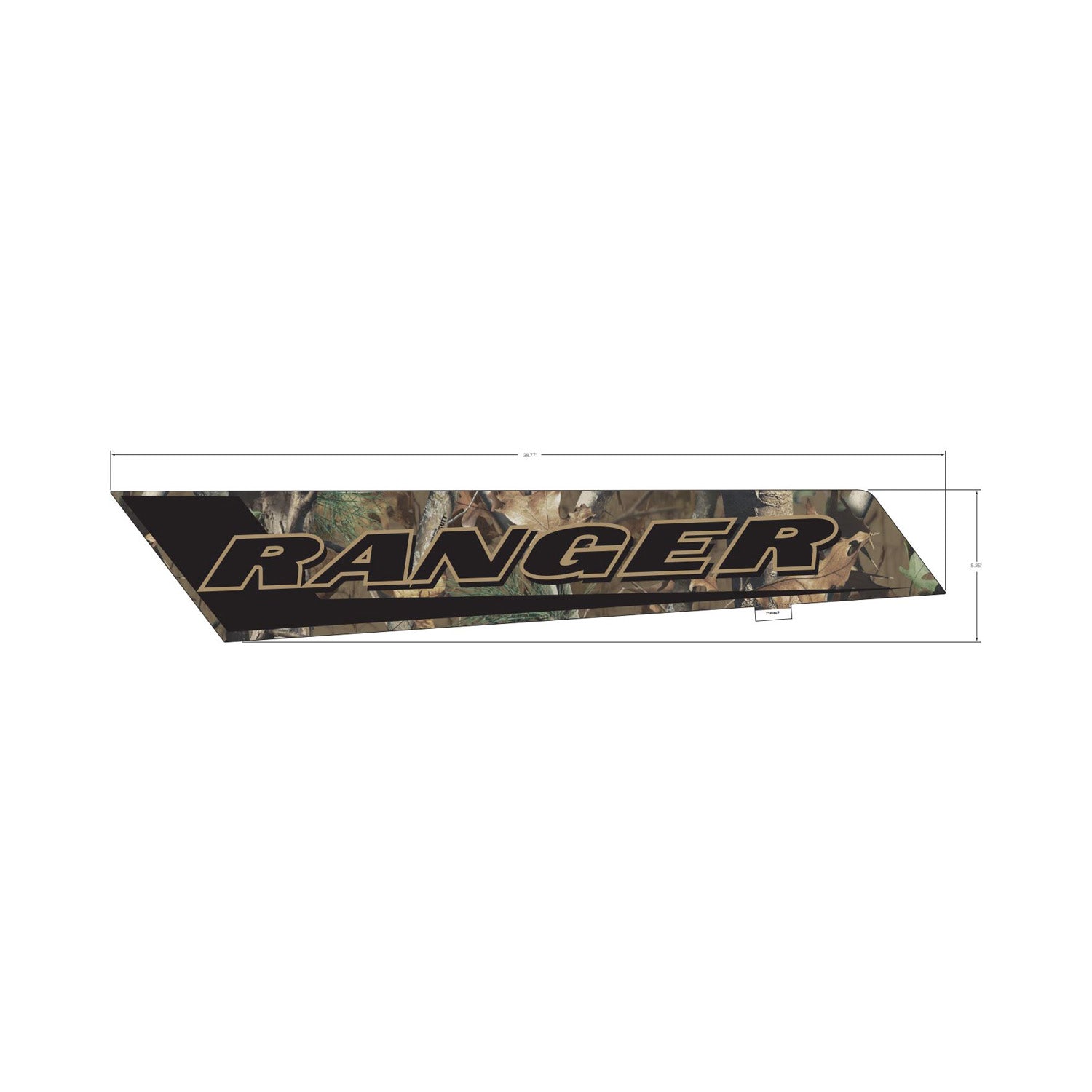 Cargo Box Side Decal, Ranger, Left by Polaris