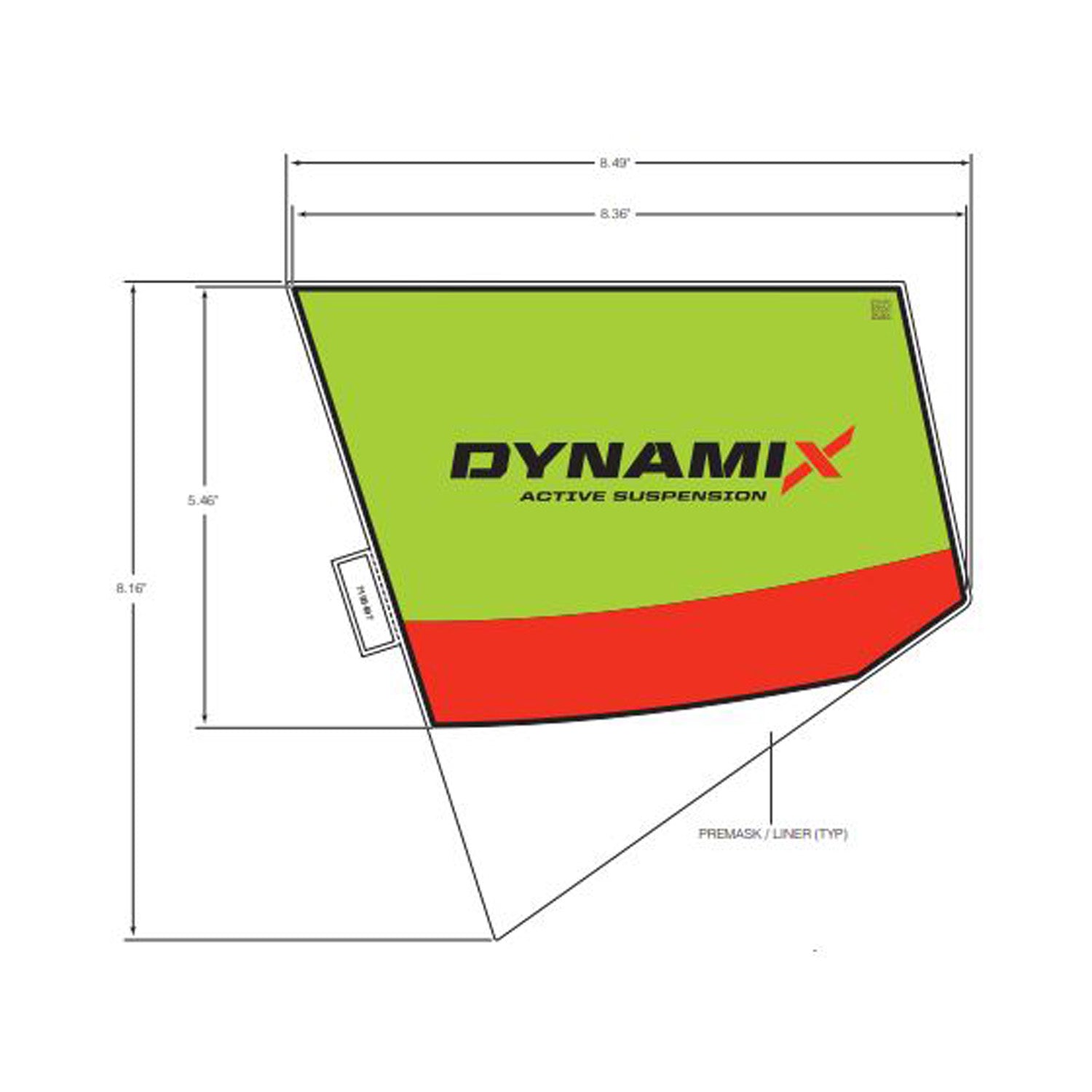 Front Fender Decal, Middle, Left by Polaris