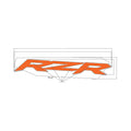 Upper Door Decal, RZR, Right by Polaris