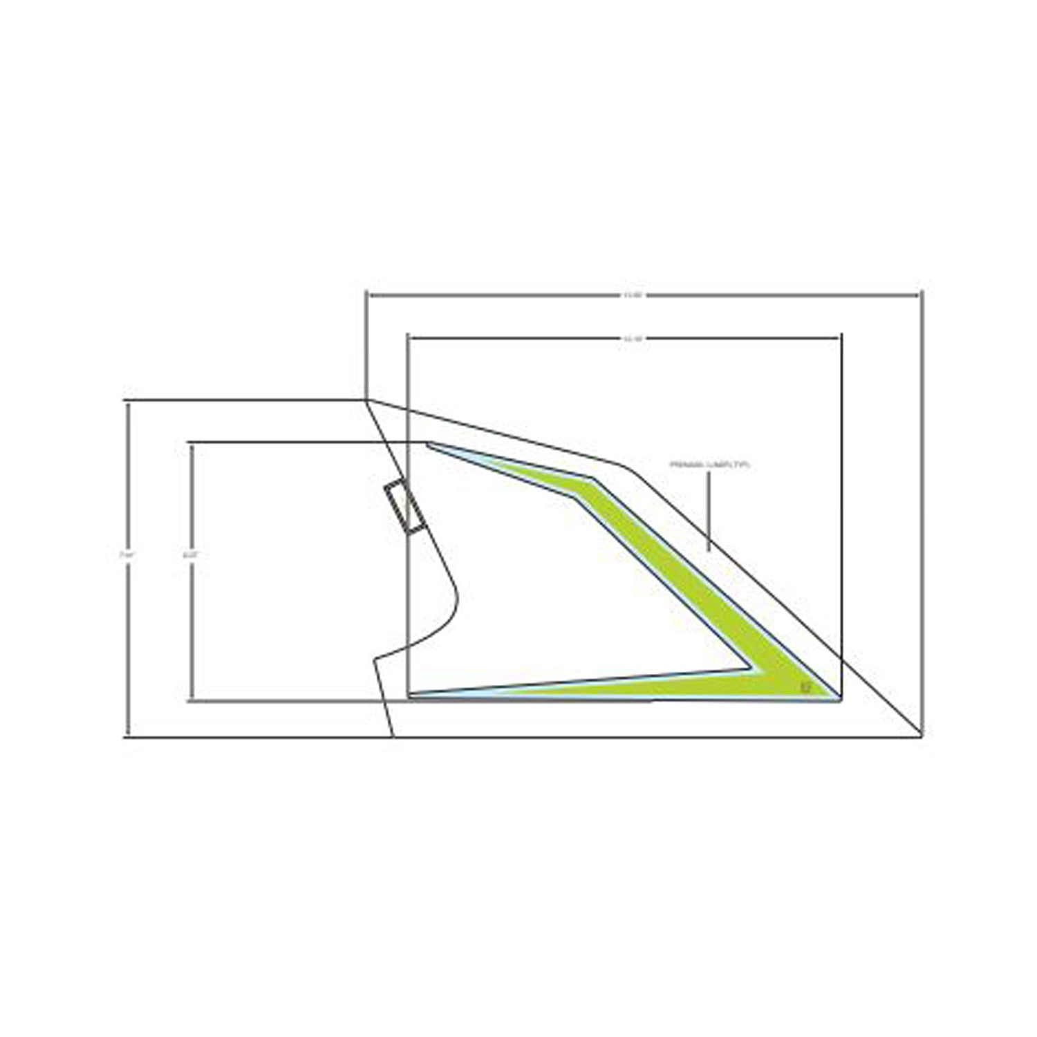 Rear Fender Decal, Upper, Left by Polaris