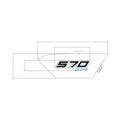 Front Fender Decal, 570, Left by Polaris