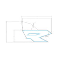 Front Door Decal, Middle, RZR, Right by Polaris
