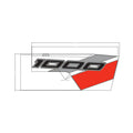 Front Fender Decal, Upper, 1000, Left by Polaris
