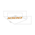 Front Fender Decal, Upper, 1000, Left by Polaris
