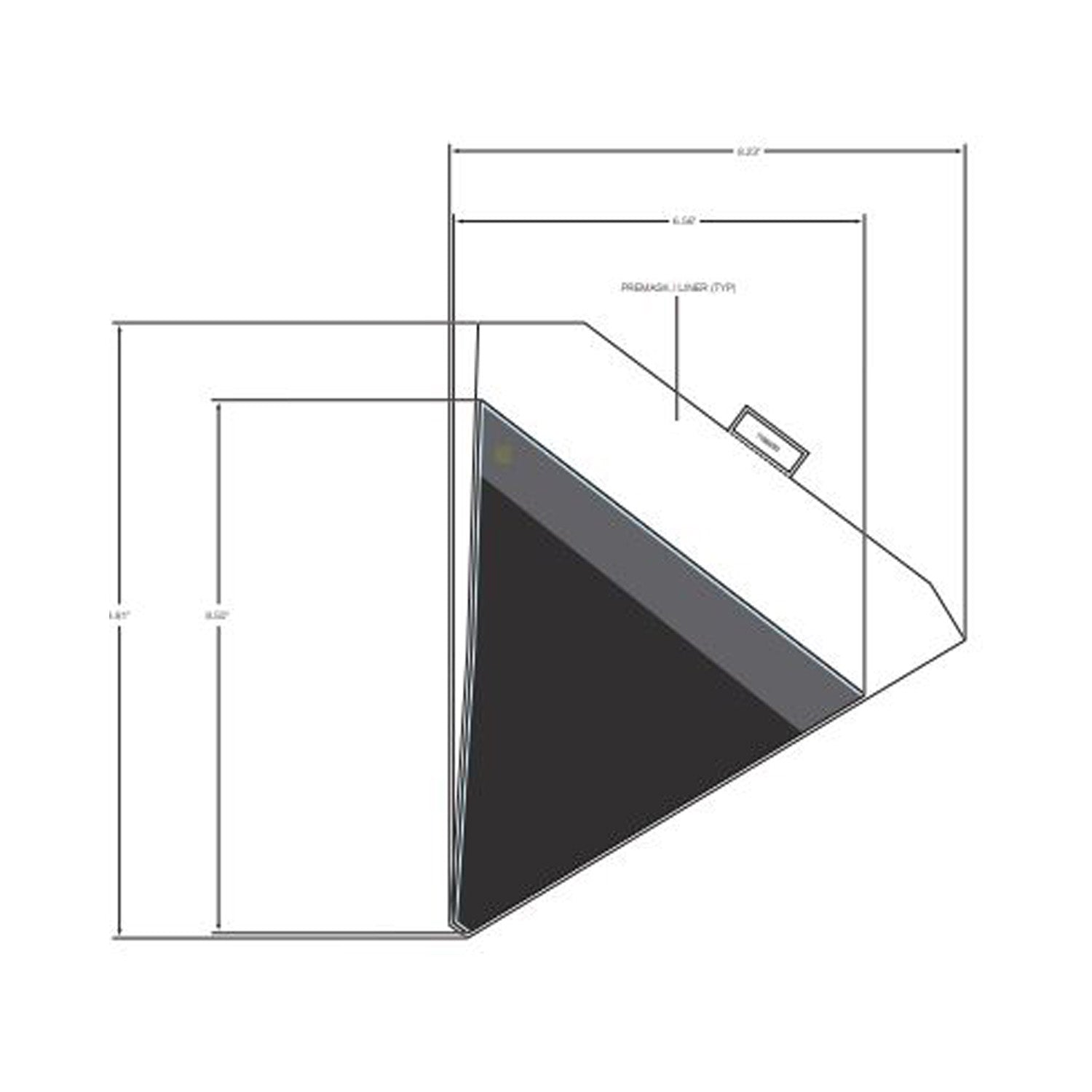 Front Upper Door Decal, Left by Polaris