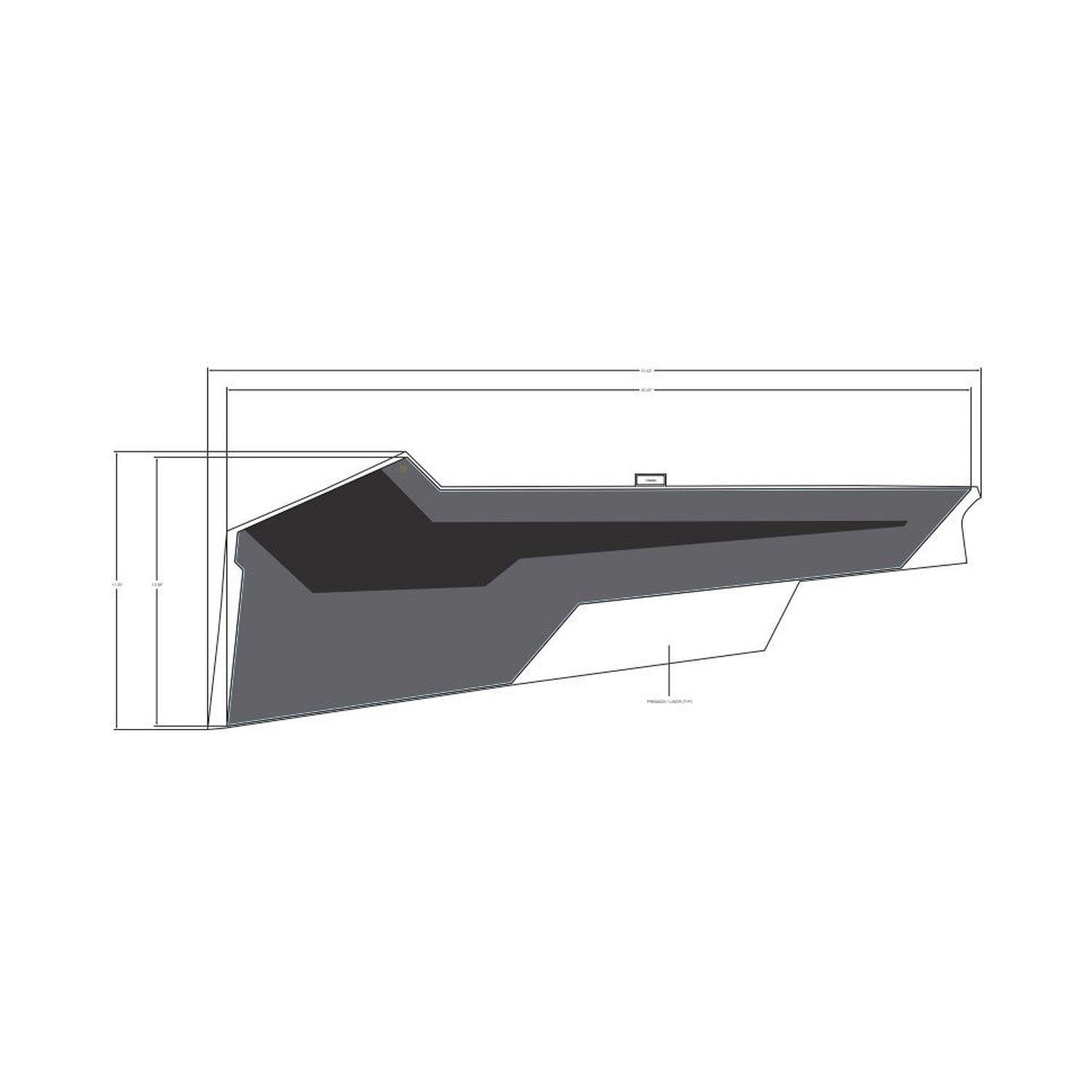 Front Lower Door Decal, Left by Polaris
