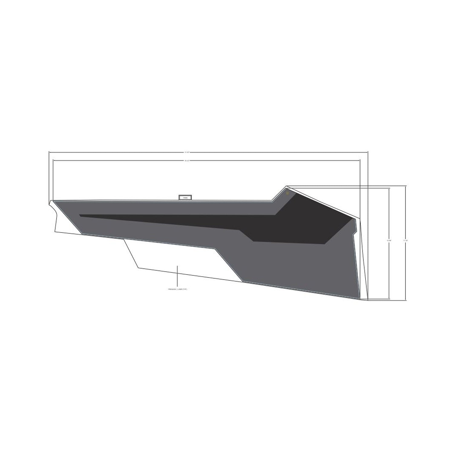 Front Lower Door Decal, Right by Polaris