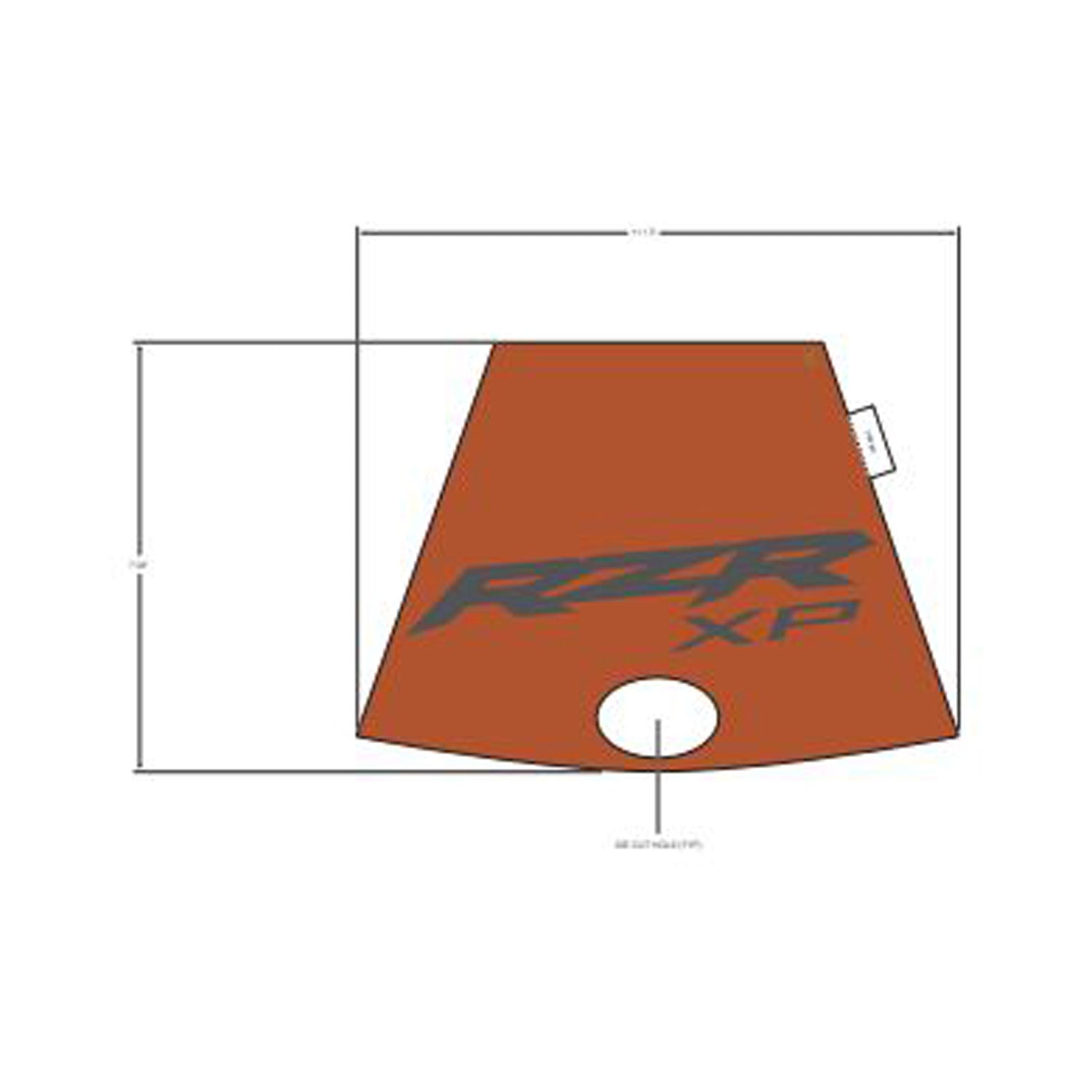 Center Hood Decal by Polaris