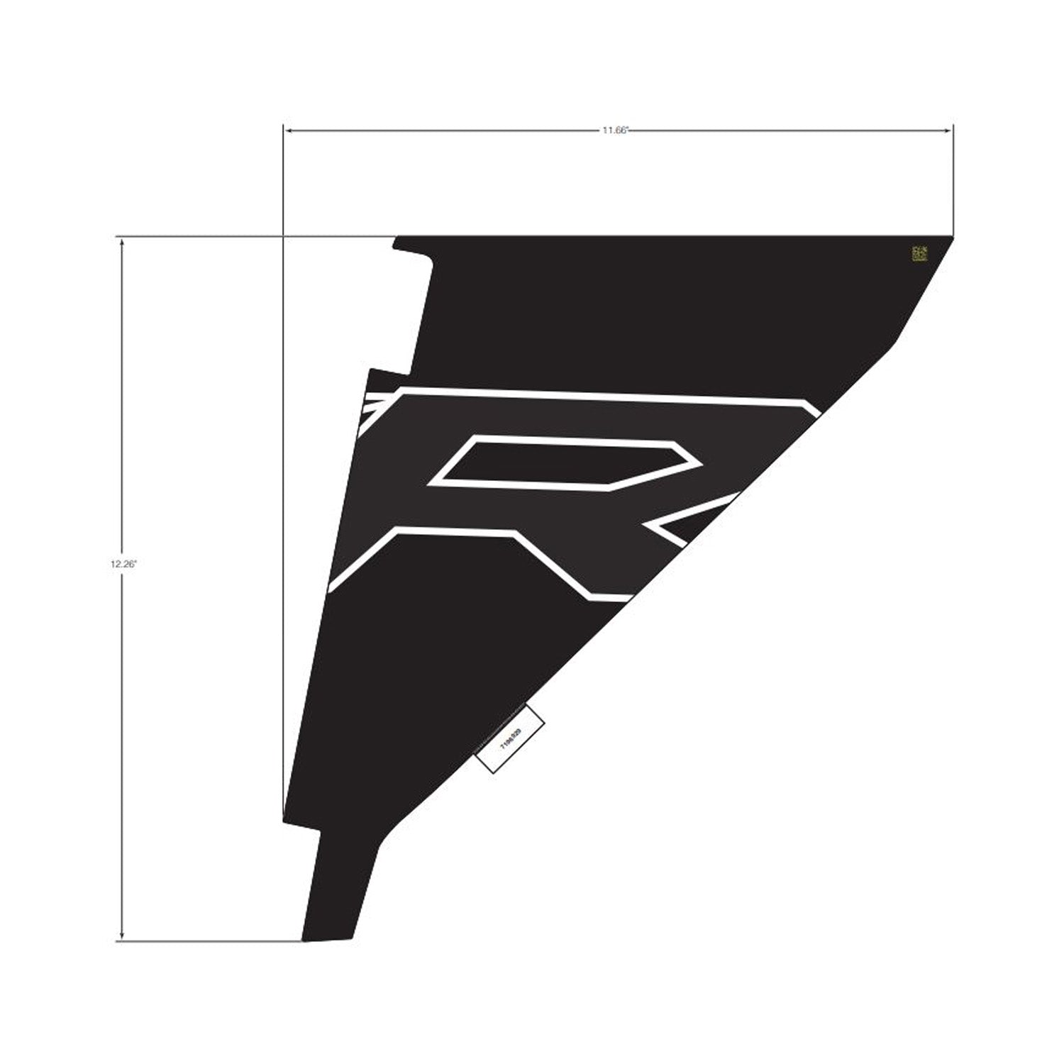 Bolster Cover Decal, Left by Polaris