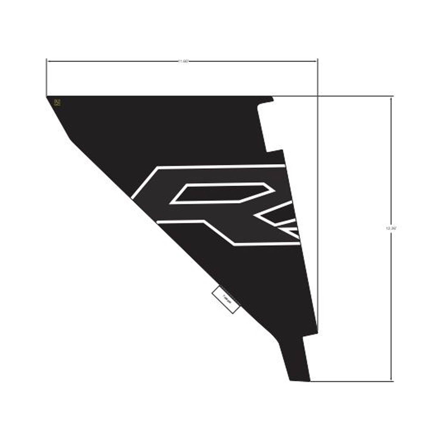 Bolster Cover Decal, Right by Polaris