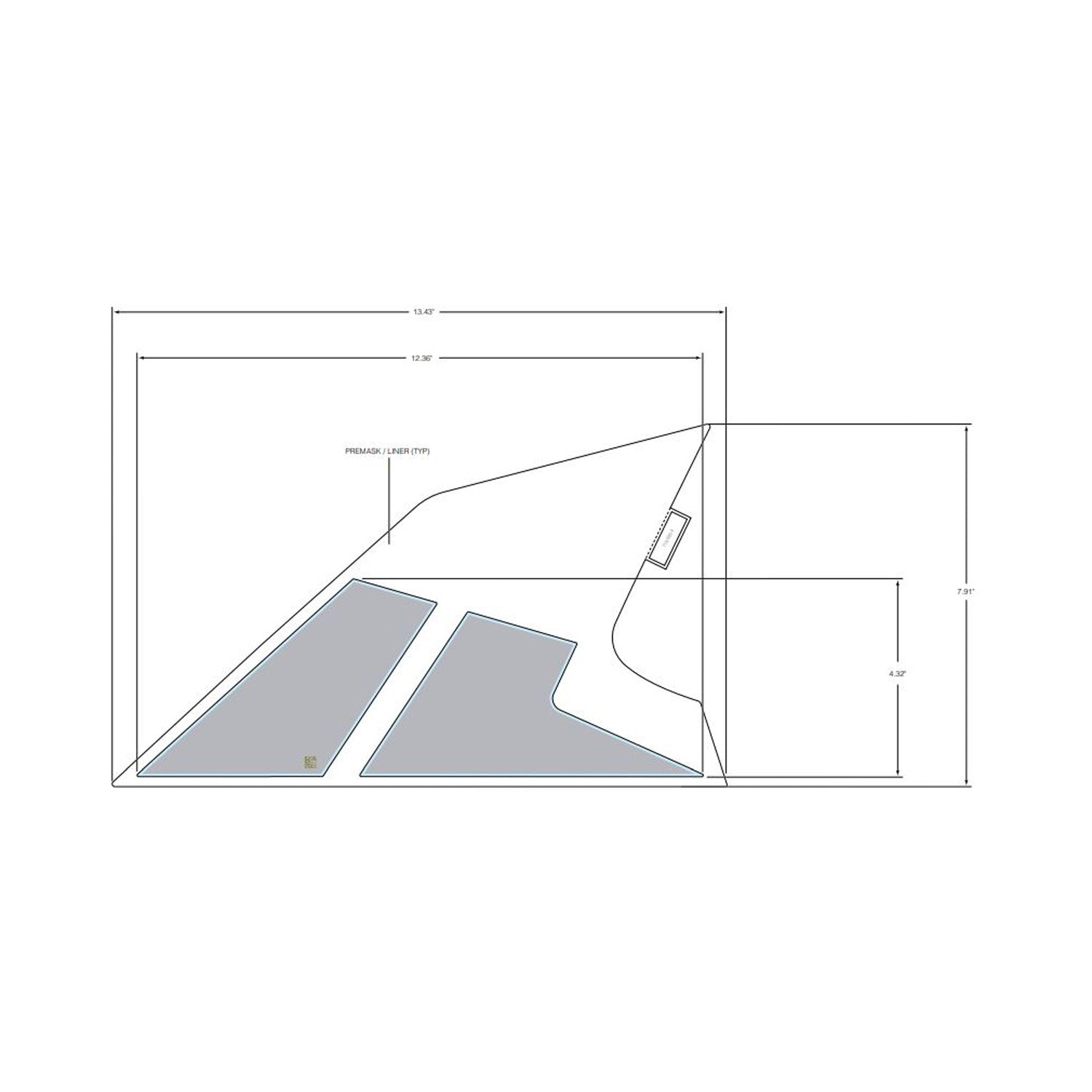 Rear Fender Decal, Upper, Right by Polaris