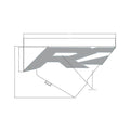 Front Lower Door Decal, RZR, Left by Polaris