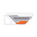 Front Fender Decal, 1000, Left by Polaris