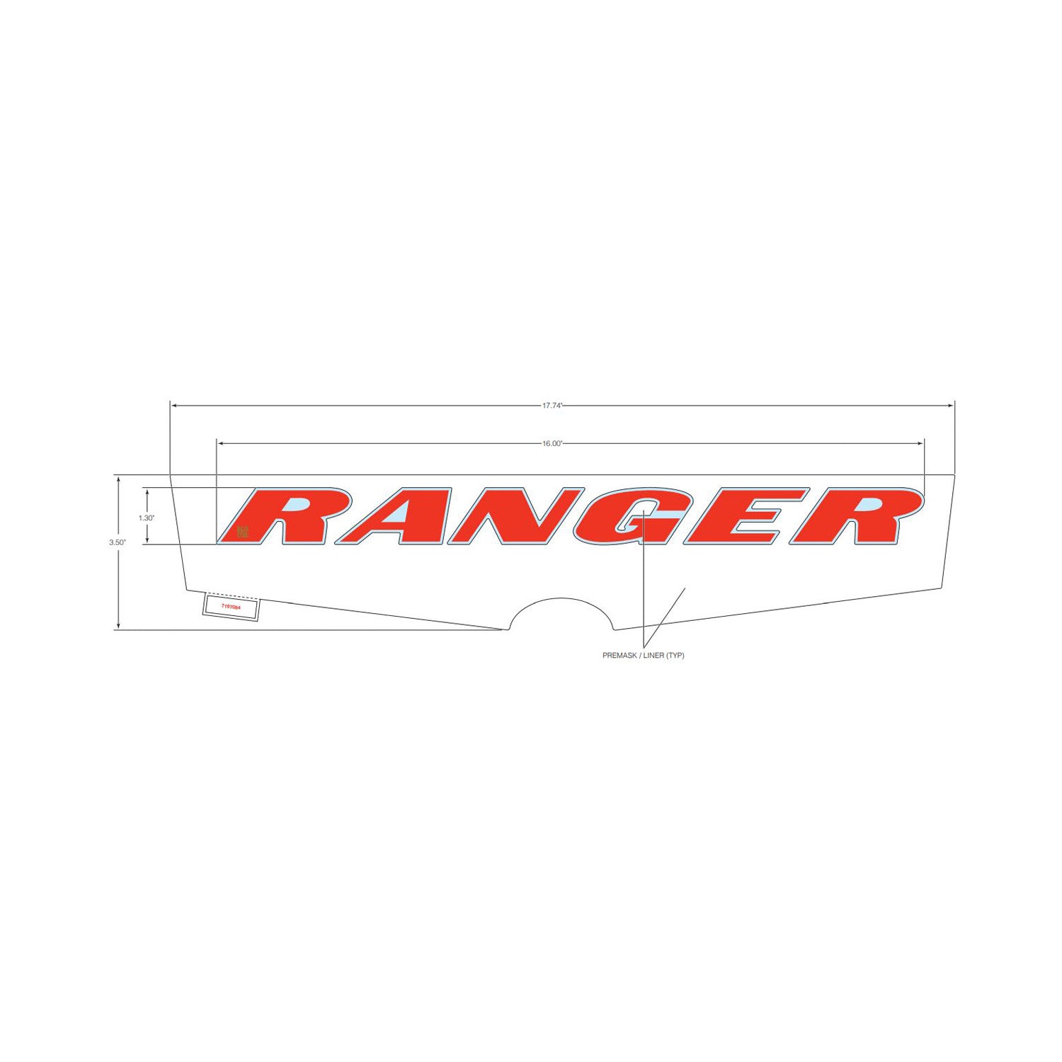 Center Hood Decal by Polaris
