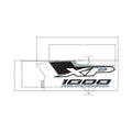 Front Fender Decal, Xp 1000, Left by Polaris