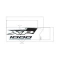Front Fender Decal, Xp 1000, Right by Polaris