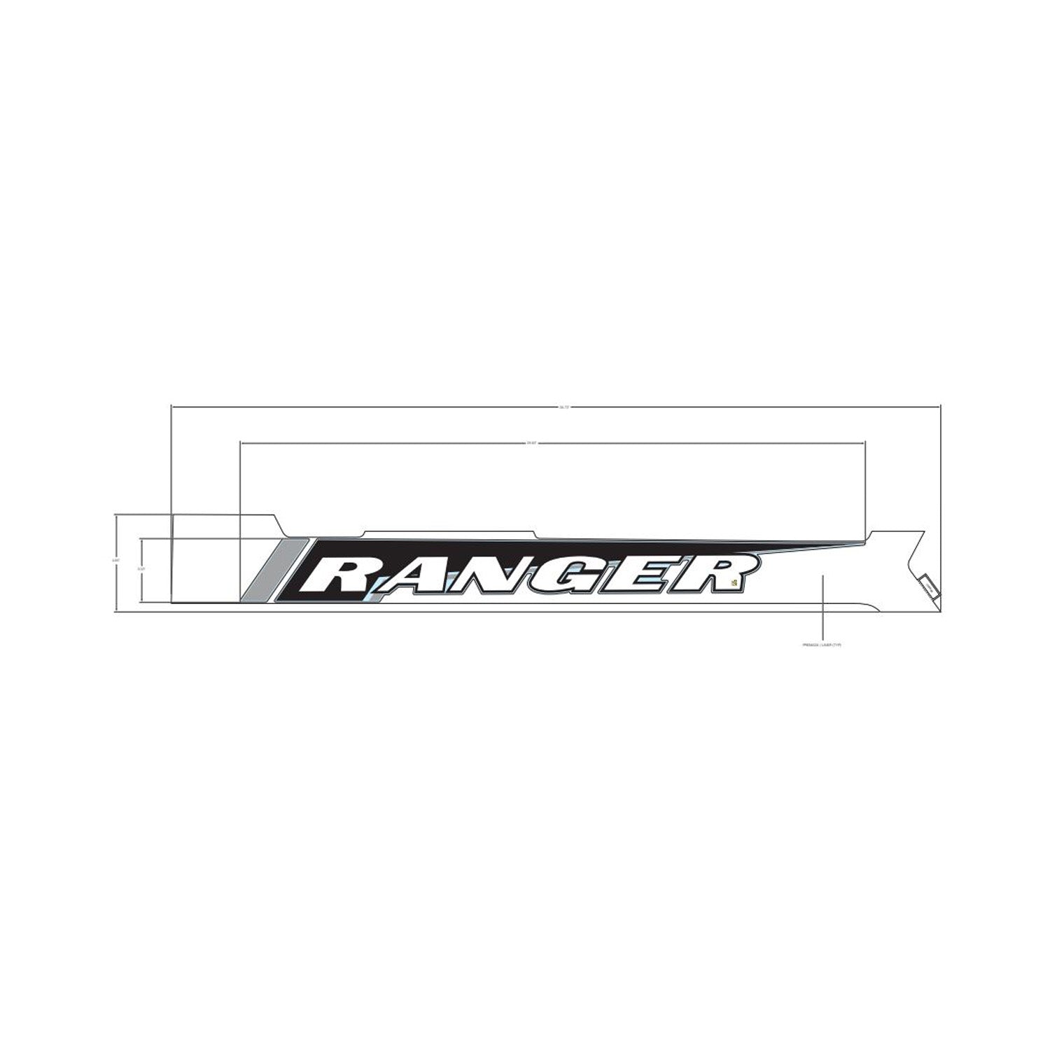 Cargo Box Side Decal, Ranger, Left by Polaris