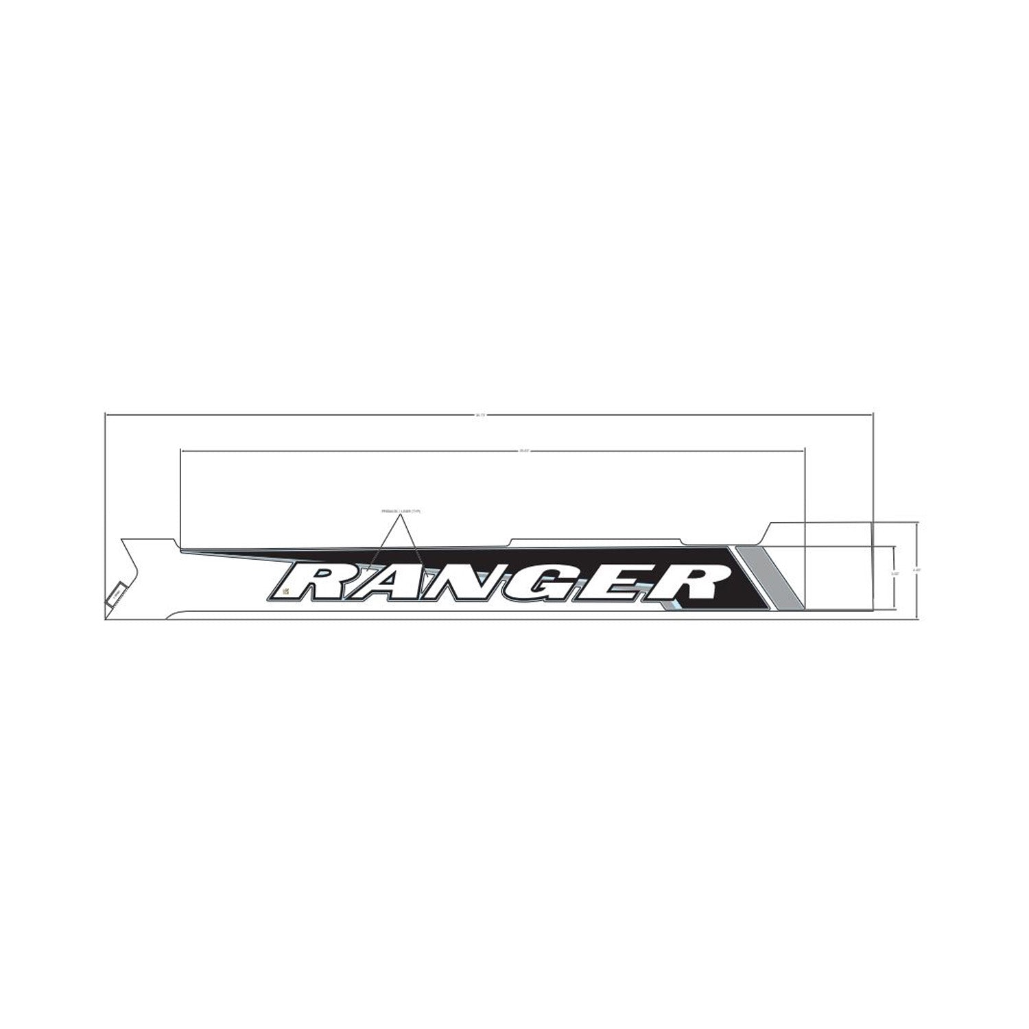 Cargo Box Side Decal, Ranger, Right by Polaris