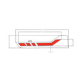 Rear Upper Door Decal, Right by Polaris
