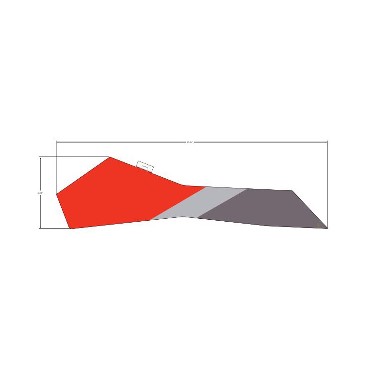 Lower Door Decal, Middle, Left by Polaris