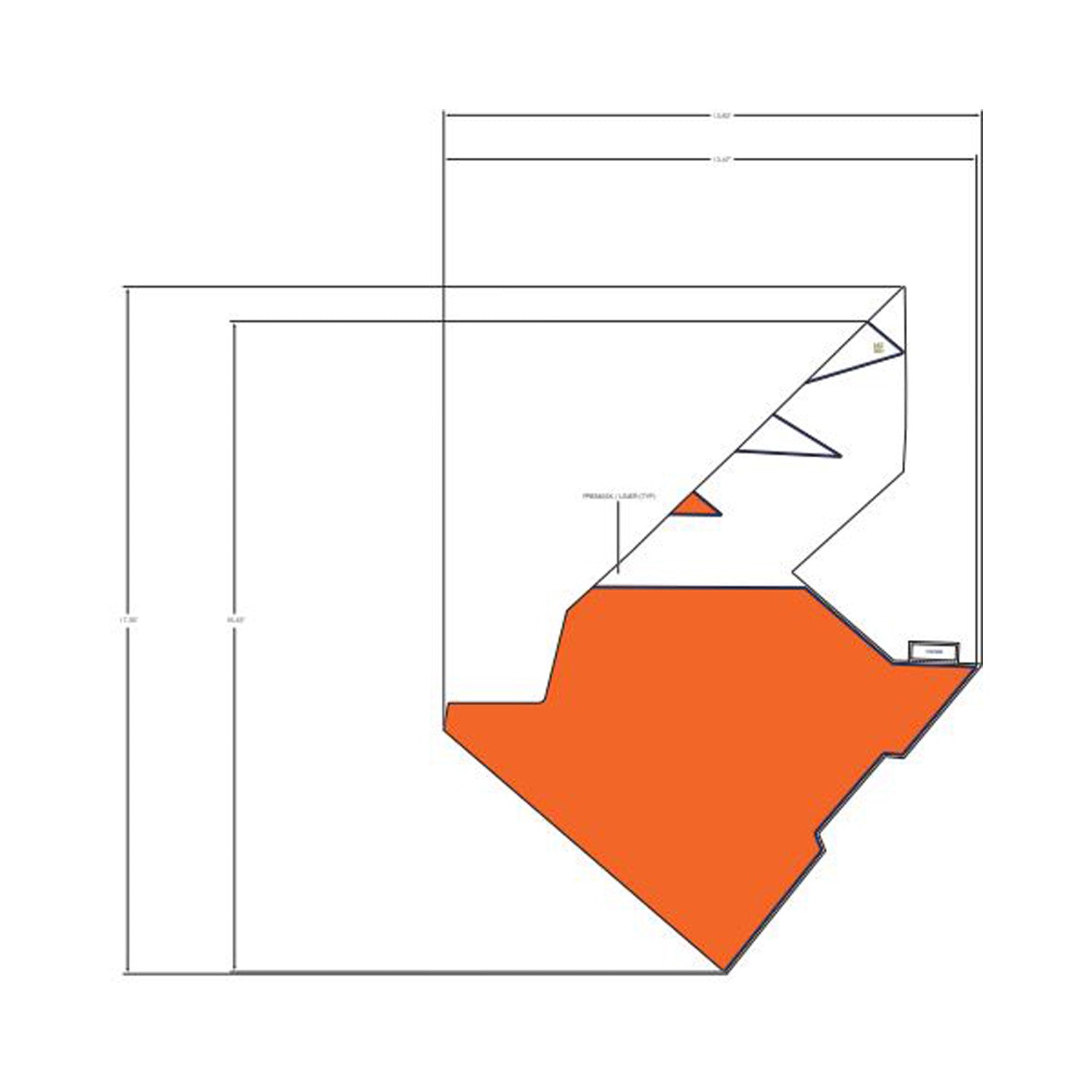 Rear Fender Decal, Lower, Left by Polaris