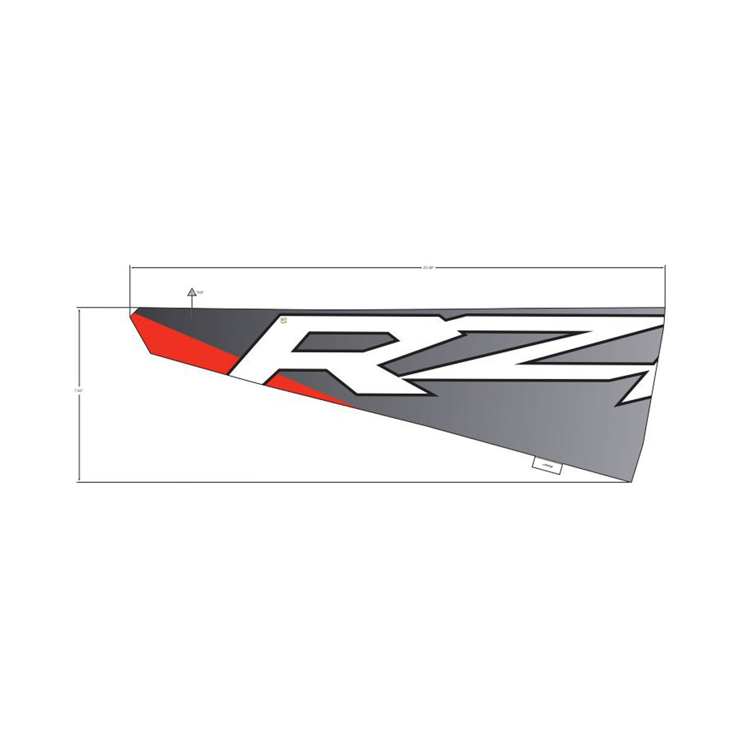Upper Door Decal, Middle, Left by Polaris