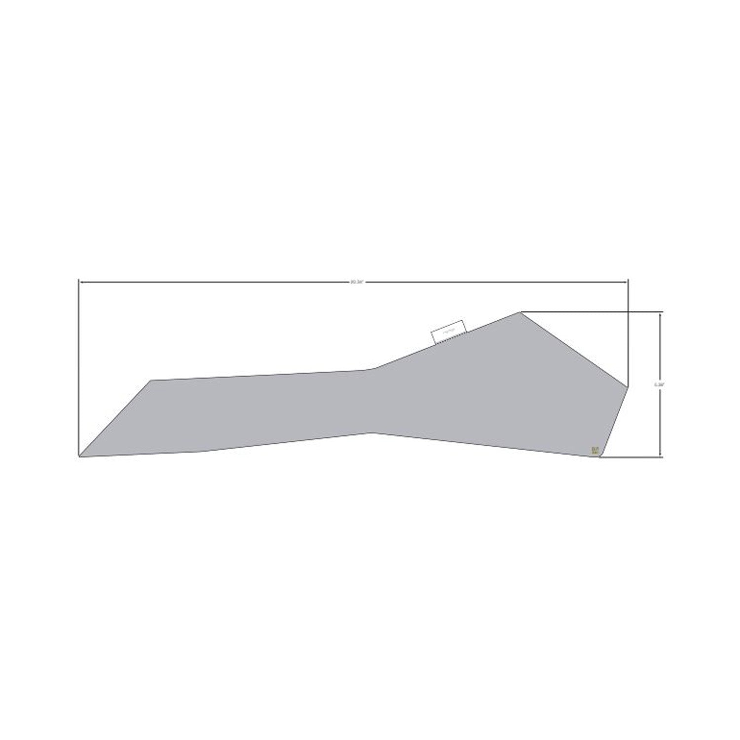 Front Lower Door Decal, Middle, Right by Polaris