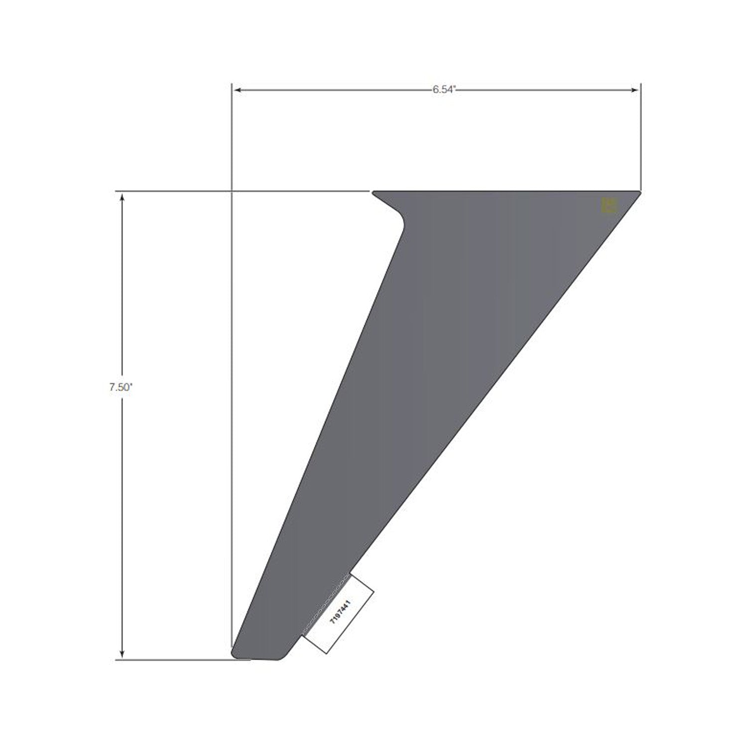 Rear Upper Door Decal, Left by Polaris