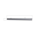 Black slim rectangular rear upper door decal with subtle tapered design for left side.