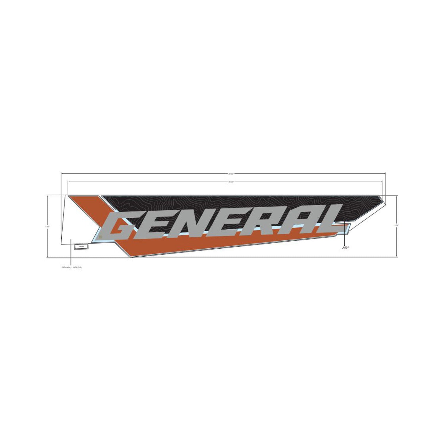 Cargo Box Side Decal, Left by Polaris
