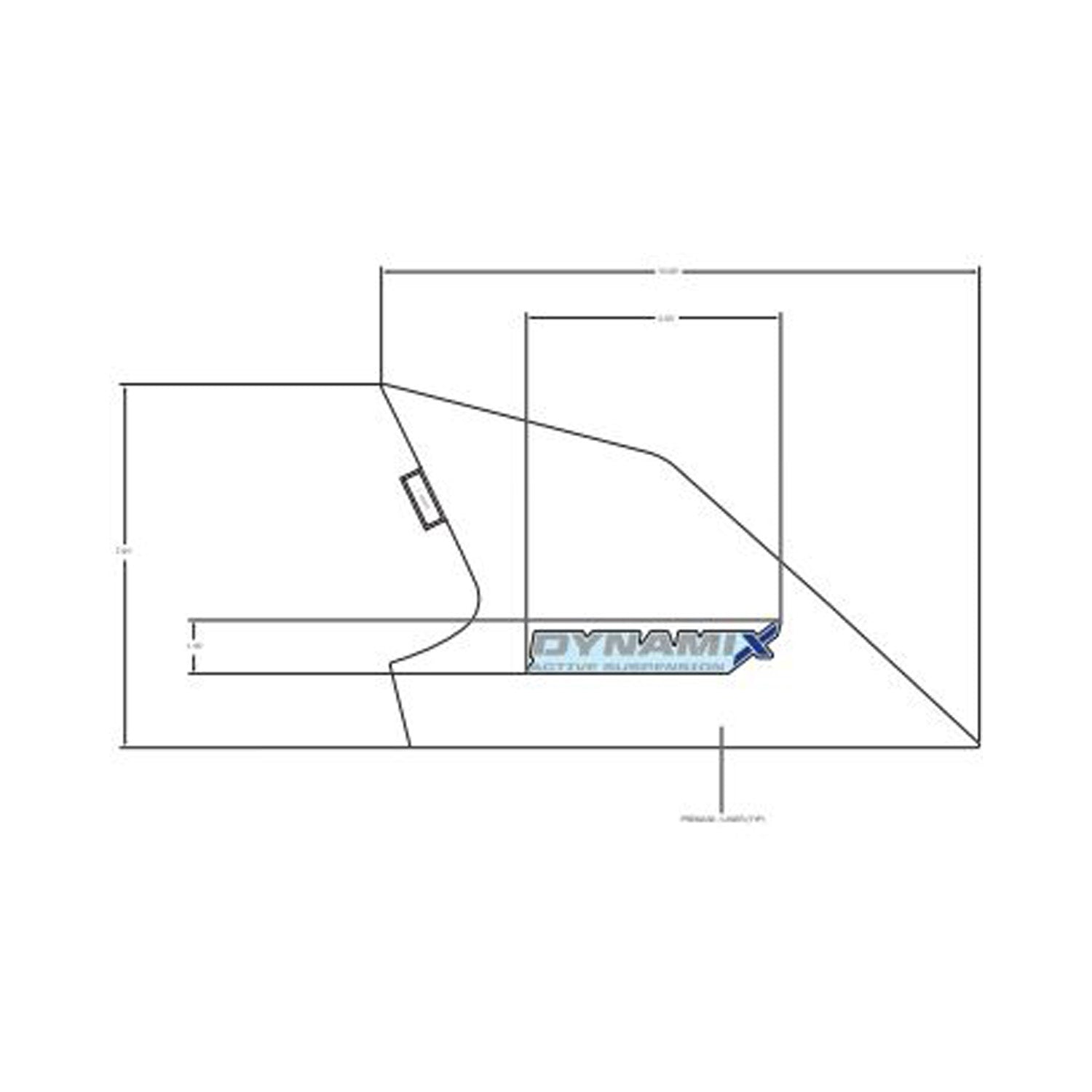 Rear Fender Decal, Upper, Dynamix, Left by Polaris