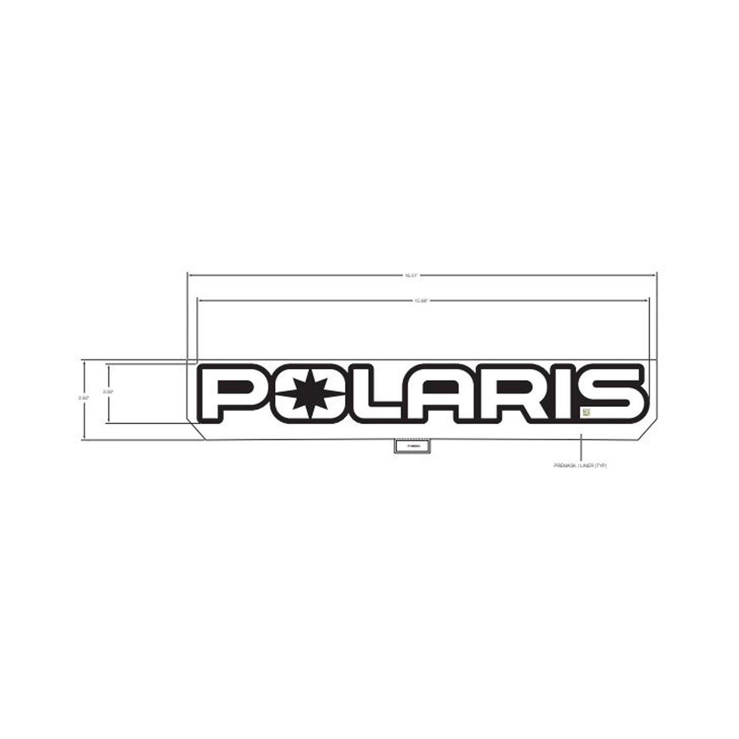 Decal, White by Polaris