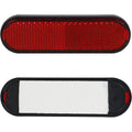 Fork Reflector Red Oval by Witchdoctors