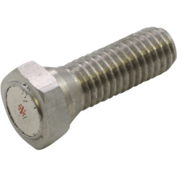 A close-up of the Speed Sensor Magnet Bolt M8 x P1.25 x 27.5 mm L by Koso North America, featuring a threaded shaft and hexagonal head on a white background—perfect for use in sensor or rotor assemblies.