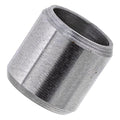 A close-up of the Hollow Dowel Pin by Polaris, a cylindrical metal spacer with a hollow center, displayed against a white background.