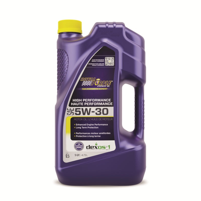 Royal Purple Synthetic High Performance 5W-30 Motor Oil (Canada) - 5 Quart, Part Number RLP23530