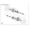REAR WHEEL ASSY - 2015 CFMOTO ZFORCE 800 Trail
