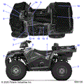 BODY: DECALS - 2021 POLARIS SPORTSMAN 570 X2