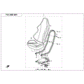 SEAT (BLACK & WHITE) - 2021 CFMOTO ZFORCE 800 EX