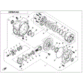 REAR AXLE (AUTOMATIC LOCK DIFFERENTIAL) - 2022 CFMOTO UFORCE 1000