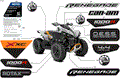 BODY - FEATURE DECALS - 2025 CAN AM RENEGADE 1000R 4X4 X XC EFI - CATALYST GRAY