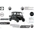 BODY - DECALS - 2024 CAN AM DEFENDER HD10 LTD CAB - ASPHALT GREY - 67" WIDTH