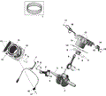 ROTAX - CRANKSHAFT PISTONS AND CYLINDER - 2025 CAN AM OUTLANDER MAX 850 4X4 XT - PLATINUM SILVER SATIN